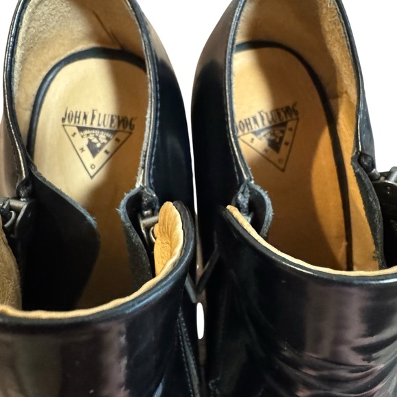 John Fluevog Zion Trinity Double Zipper Platform Platform Heels Size 7 - Picture 7 of 10